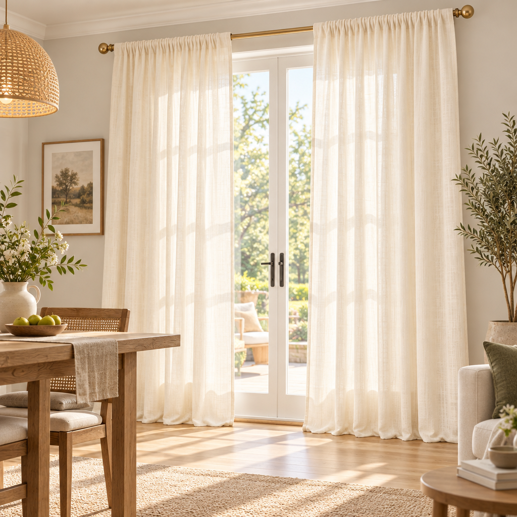 Light Filtering Panel Curtains - In-room use