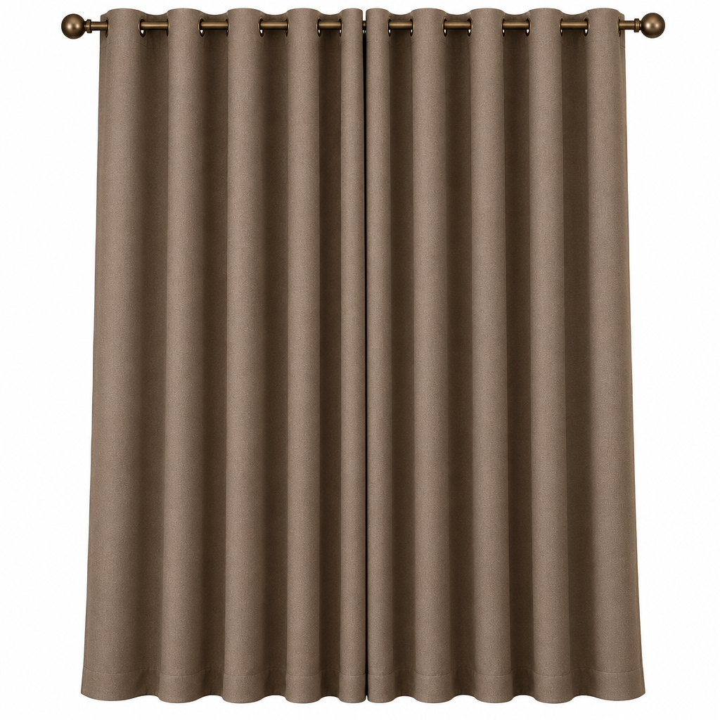 Blackout Panel Curtains - White background