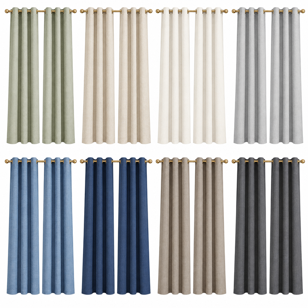 Thermal Insulated Curtains - Color options