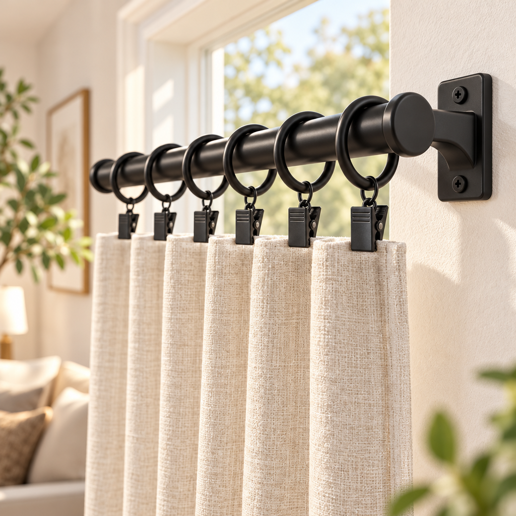Curtain Rings & Clips - In-room use