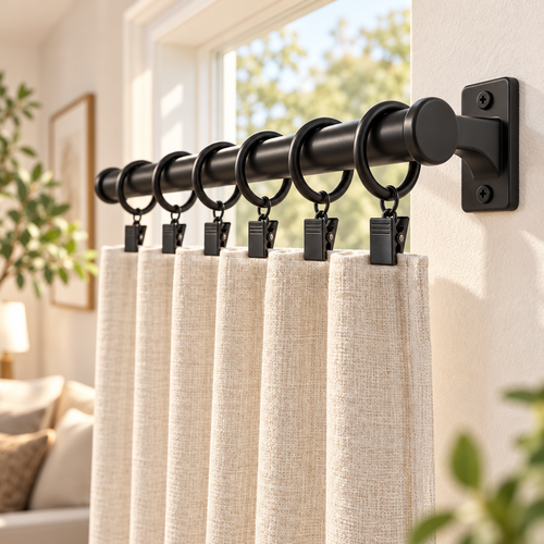 Curtain Rings & Clips - In-room use
