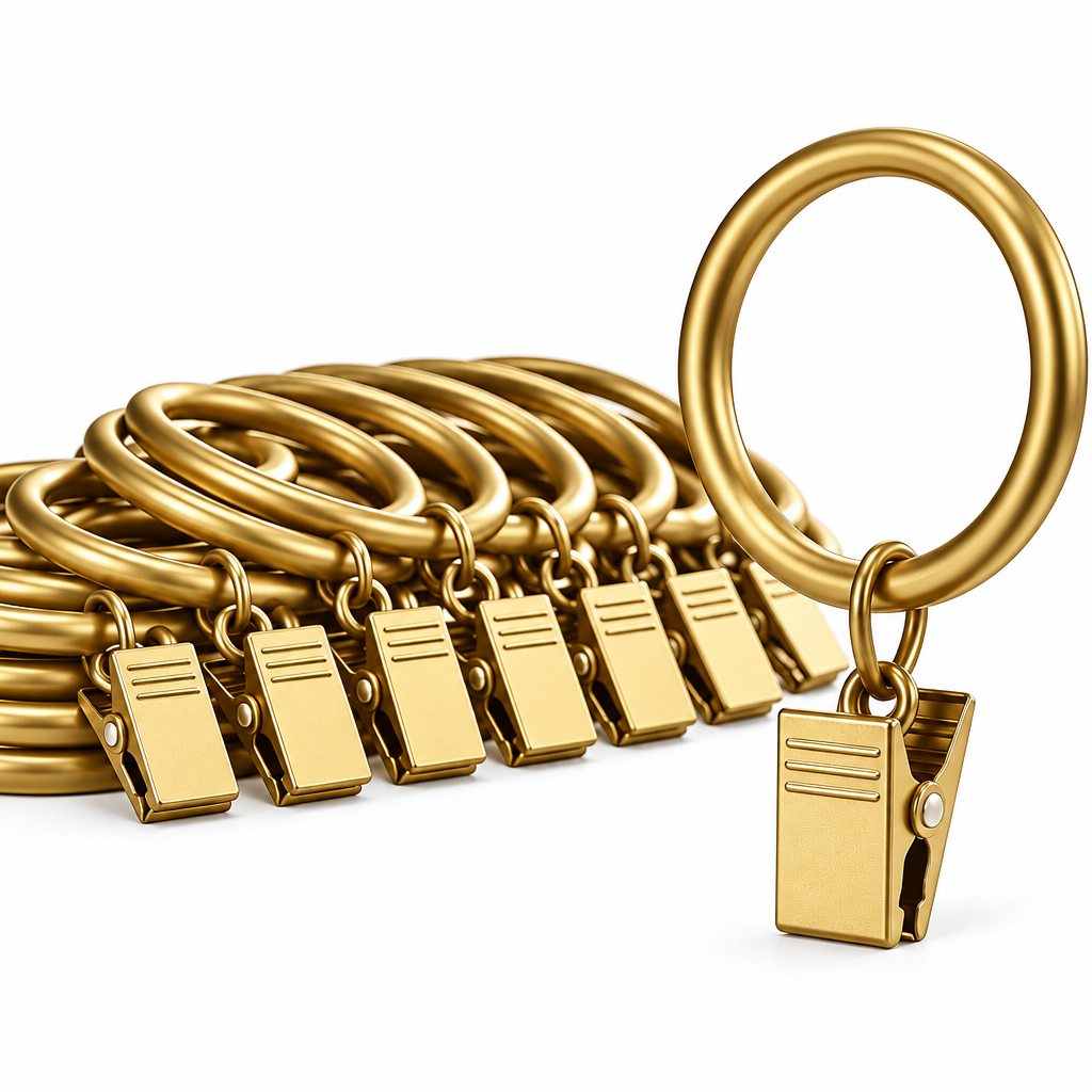 Curtain Rings & Clips - Color options