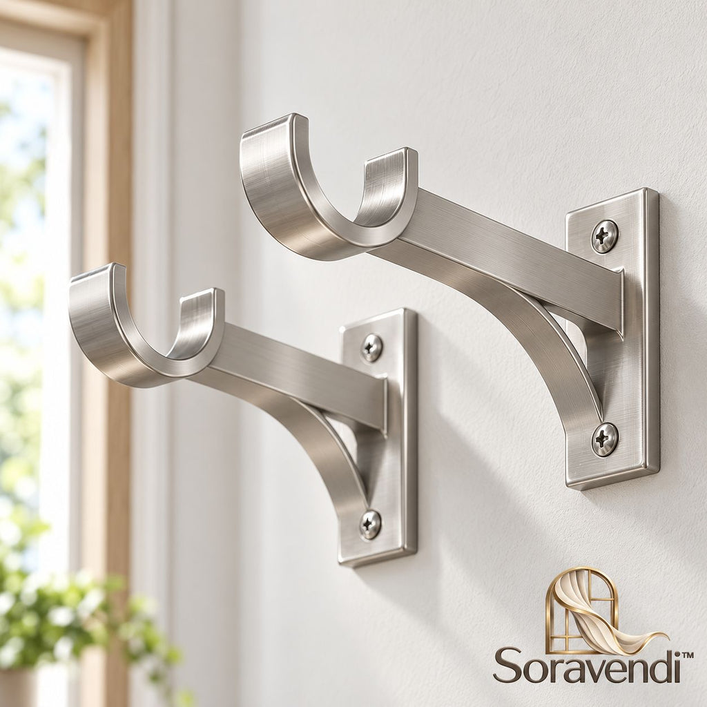 Wall-Mount Curtain Brackets - Main view