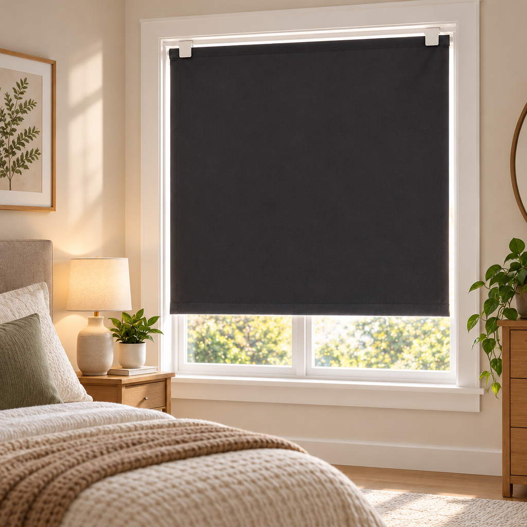 Cordless Clip-On Blackout Shade - In-room use