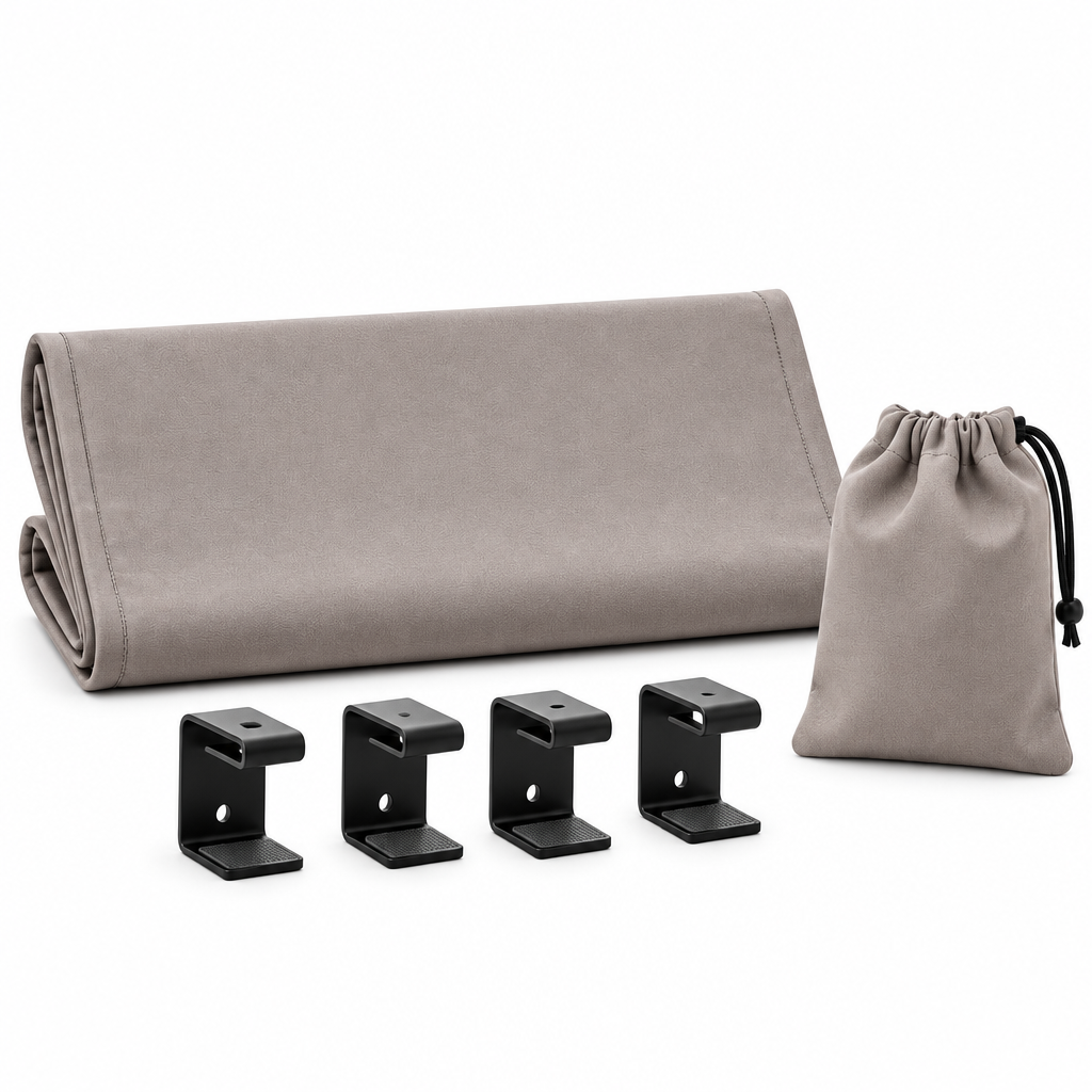 Rental-Friendly Blackout Shade Kit - White background